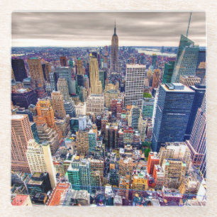 Empire State Building, Midtown Manhattan Glazen Onderzetter