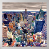 Empire State Building, Midtown Manhattan Poster (Voorkant)