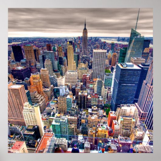 Empire State Building, Midtown Manhattan Poster (Voorkant)
