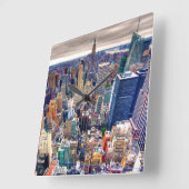 Empire State Building, Midtown Manhattan Vierkante Klok (Hoek)