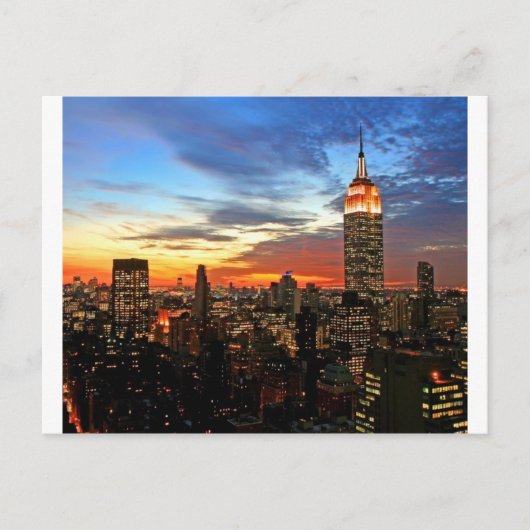 Empire State Building New York Briefkaart (Voorkant)