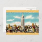  Empire State Building New York Briefkaart (Voorkant / Achterkant)