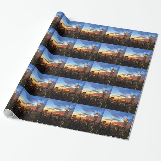 Empire State Building New York Cadeaupapier (Uitgerold)