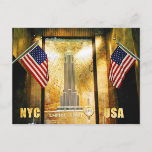 Empire State Building, New York City Briefkaart