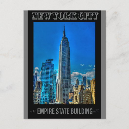 Empire State Building New York City  Briefkaart (Voorkant)