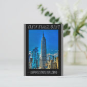 Empire State Building New York City  Briefkaart (Staand voorkant)