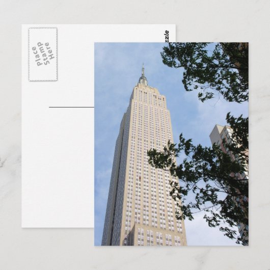 Empire State Building ... New York City Briefkaart (Voorkant / Achterkant)
