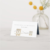 Empire State Building New York City bruiloft gevou Plaatskaartje (Achterkant)