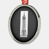 Empire State Building New York City Ornament (Links)