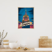 Empire State Building New York City Poster (Keuken)