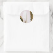 Empire State Building, New York City Ronde Sticker (Tas)