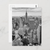 Empire State Building New York City Skyline Briefkaart (Voorkant / Achterkant)