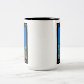 Empire State Building New York City  Tweekleurige Koffiemok (Center)