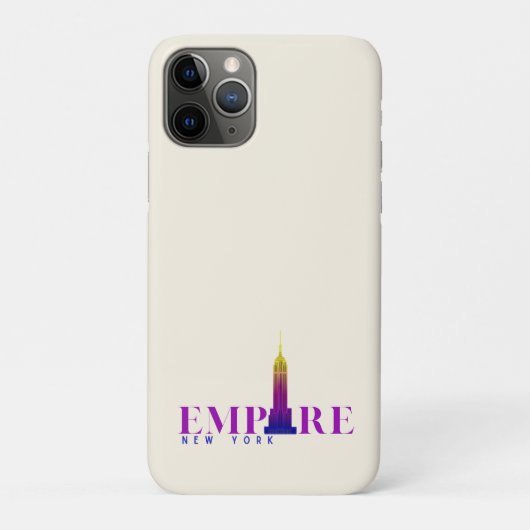 Empire State Building-New York-Levendig Case-Mate iPhone Case (Achterkant)
