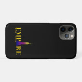 Empire State Building-New York-Levendig Goud Case-Mate iPhone Case (Achterkant (horizontaal))