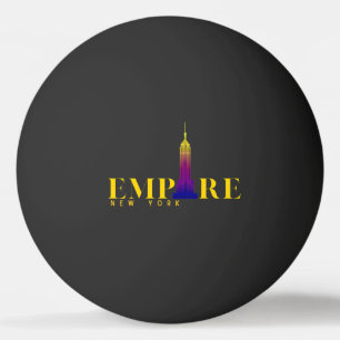 Empire State Building-New York-Levendig goud Pingpongbal