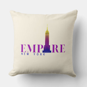 Empire State Building-New York-Levendig Kussen