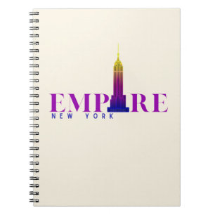 Empire State Building-New York-Levendig Notitieboek