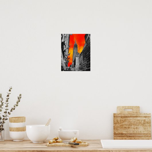 Empire State Building, New York, NY Poster (Keuken)