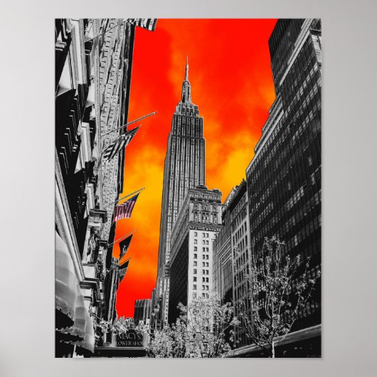 Empire State Building, New York, NY Poster (Voorkant)