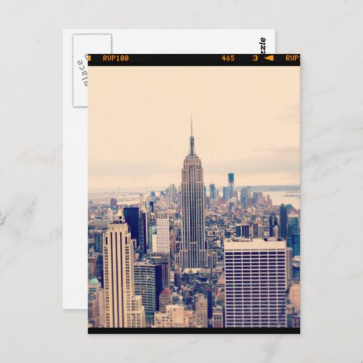 Empire State Building New York Postcard Briefkaart (Voorkant / Achterkant)