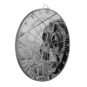 Empire State Building New York Pro Foto Dartbord (Voorkant Links)