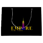 Empire State Building-New York-Vibrant Gold Groot Cadeauzakje (Voorkant)