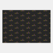 Empire State Building-New York-Vibrant Gold Inpakpapier Vel (Voorkant)