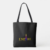 Empire State Building-New York-Vibrant Gold Tote Bag (Achterkant)