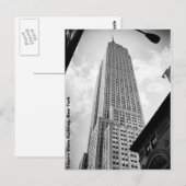Empire State Building, NYC Briefkaart (Voorkant / Achterkant)