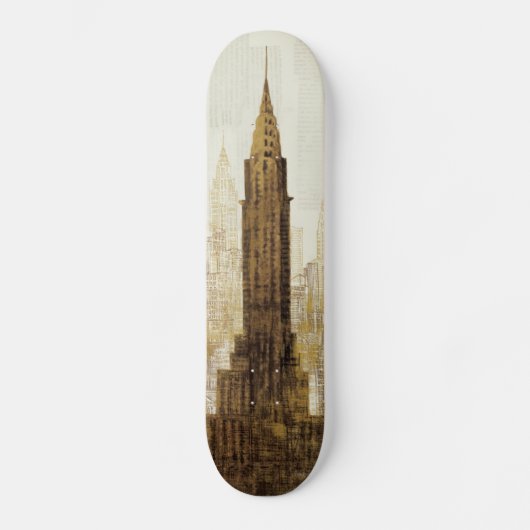 Empire State Building NYC Persoonlijk Skateboard (Voorkant)