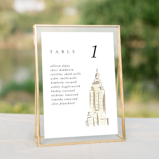 Empire State Building NYC Trouwstoelkaart