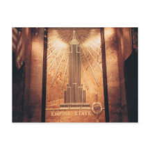 Empire State Building Post Card