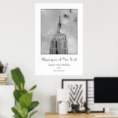 Empire State Building Poster (Thuiskantoor)