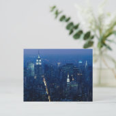 Empire State Building 's Nachts Briefkaart (Staand voorkant)