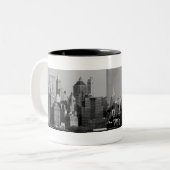 Empire State Building Tweekleurige Koffiemok (Voorkant links)