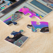 Empire State Building vanaf het 42e St. New York Legpuzzel (Zijkant)