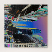 Empire State Building vanaf het 42e St. New York Legpuzzel (Horizontaal)