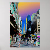 Empire State Building vanaf het 42e St. New York Poster (Voorkant)