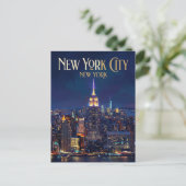 Empire State Building VS Briefkaart (Staand voorkant)