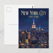 Empire State Building VS Briefkaart (Voorkant / Achterkant)