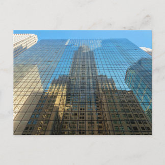 Empire State Building-weerkaatsing, New York City. Briefkaart