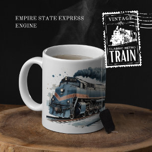 Empire State Express-engine Tweekleurige Koffiemok