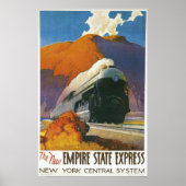  Empire State Express Locomotive Print (Voorkant)
