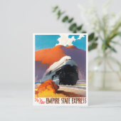 Empire State Express vintage-briefkaart Briefkaart (Staand voorkant)
