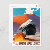Empire State Express vintage-briefkaart Briefkaart (Voorkant / Achterkant)