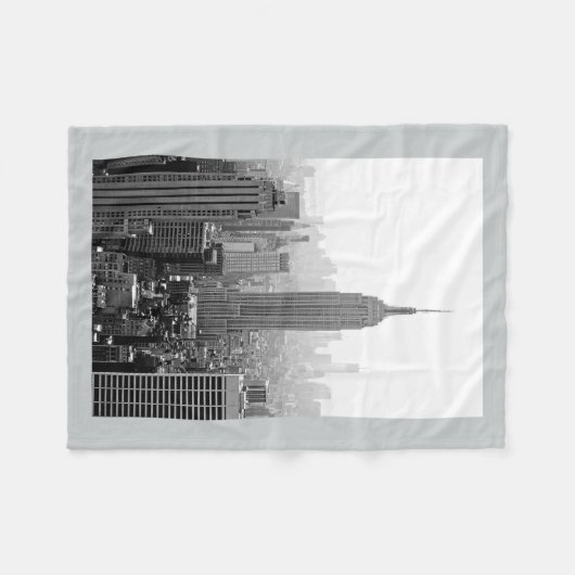 Empire State Fleece Blanket Deken (Voorkant (Horizontaal))