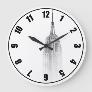 Empire State Graphic Grote Klok