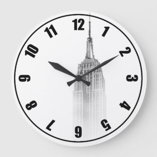 Empire State Graphic Grote Klok
