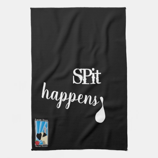 Empire State Mastiff Fanciers towel Spit Theedoek (Verticaal)